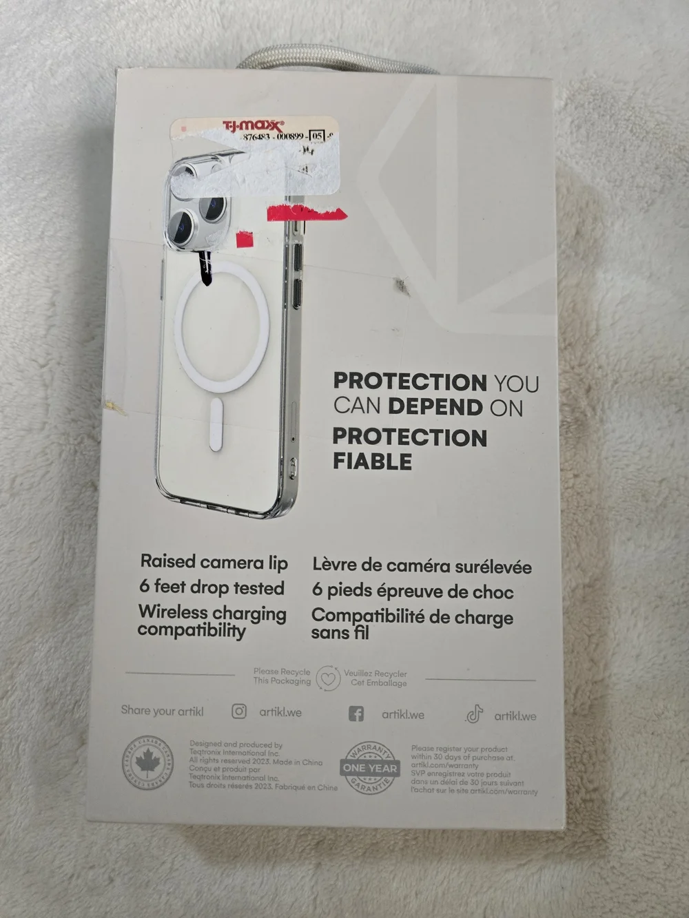 T.J.Maxx Clear MagSafe-Compatible iPhone 14 Pro Max Case